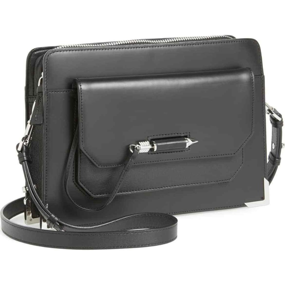 Mackage large leather purse with arrow clasp